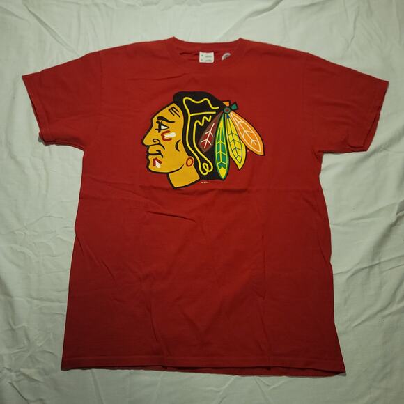 NHL Chicago Blackhawks #19 Toews Graphic Hockey T Shirt Mens Size Medium M Red - Picture 2 of 9